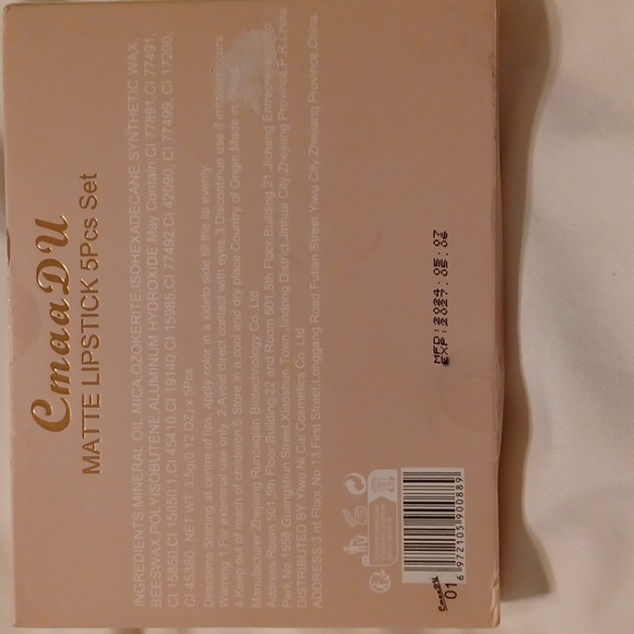 5 nwt Matte lipstick - Picture 2 of 5